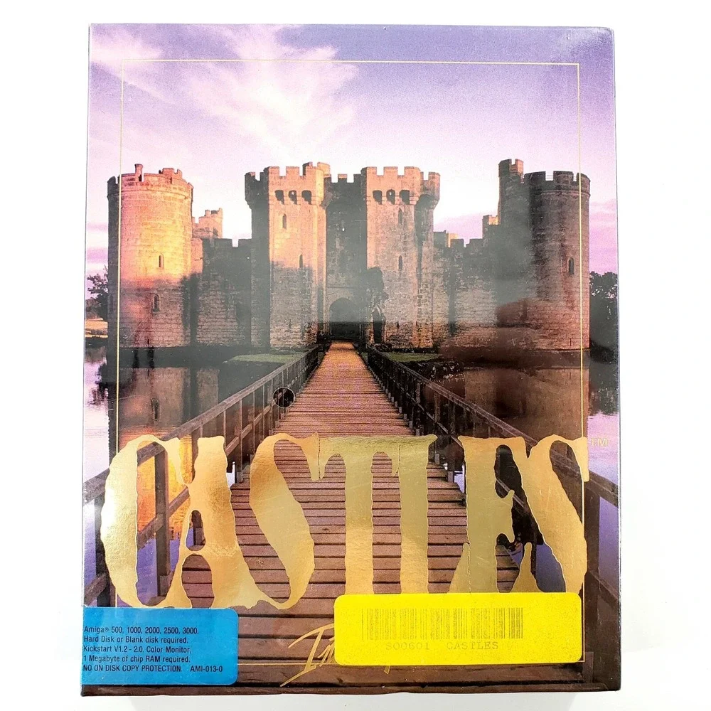 Castles Commodore Amiga 500/1000/2000/2500/3000 1991 Interplay Brand New Sealed